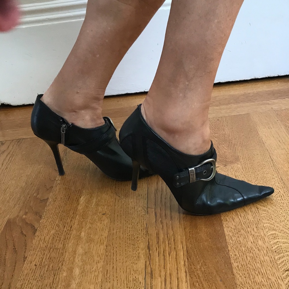 Dior Black Leather Booties - Picture 6 of 7